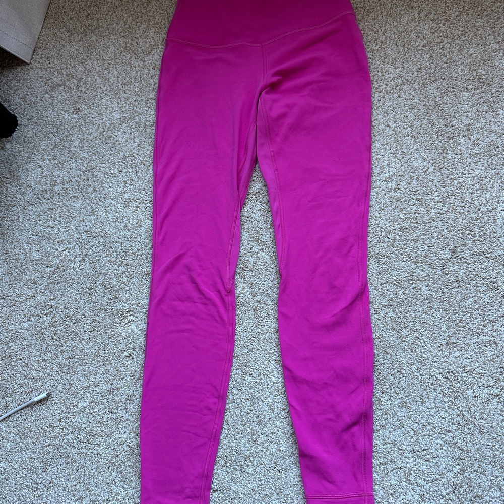 Lululemon align high rise leggings full length (28”) sonic pink